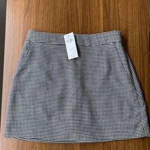 Abercrombie & Fitch Houndstooth Mini Skirt NWT XS